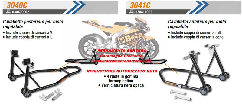 CAVALLETTO CAVALLETTI MOTO BETA ANTERIORE E POSTERIORE 3040C 3041C